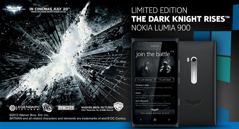 The Dark Knight Rises Nokia Lumia 900