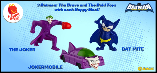 McDonald's Batman: The Brave and the Bold Happy Meal Toys