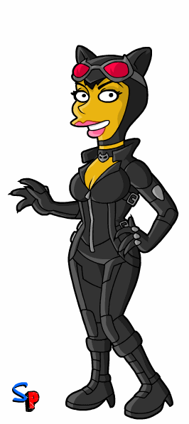 Batman: Arkham City Simpsons Catwoman