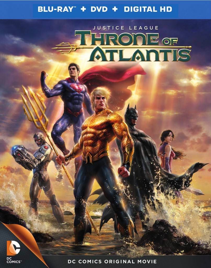 Justice League-Throne of Atlantis Blu-ray Cover Art