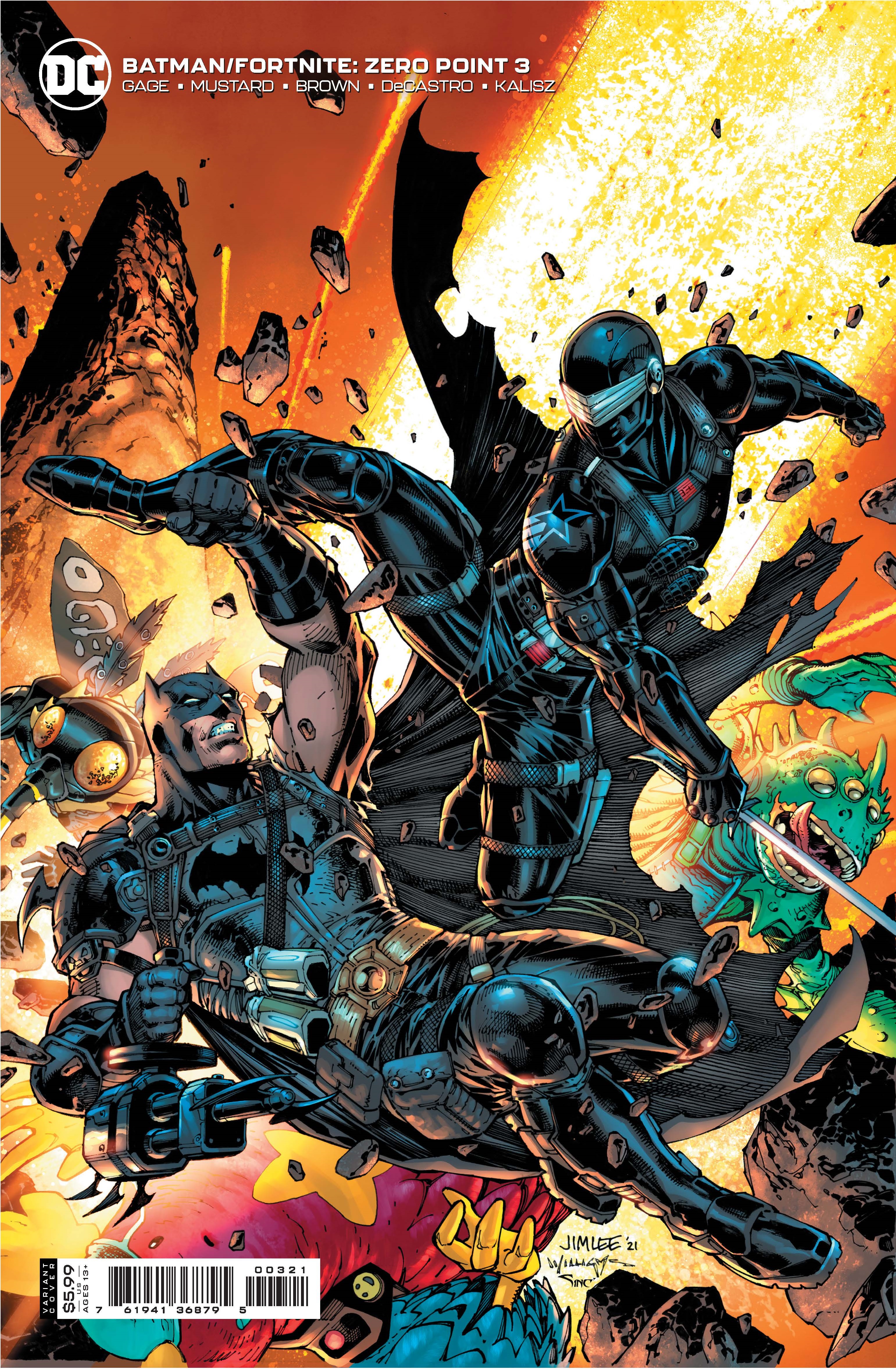 Batman/Fortnite: Zero Point #3 variant cover