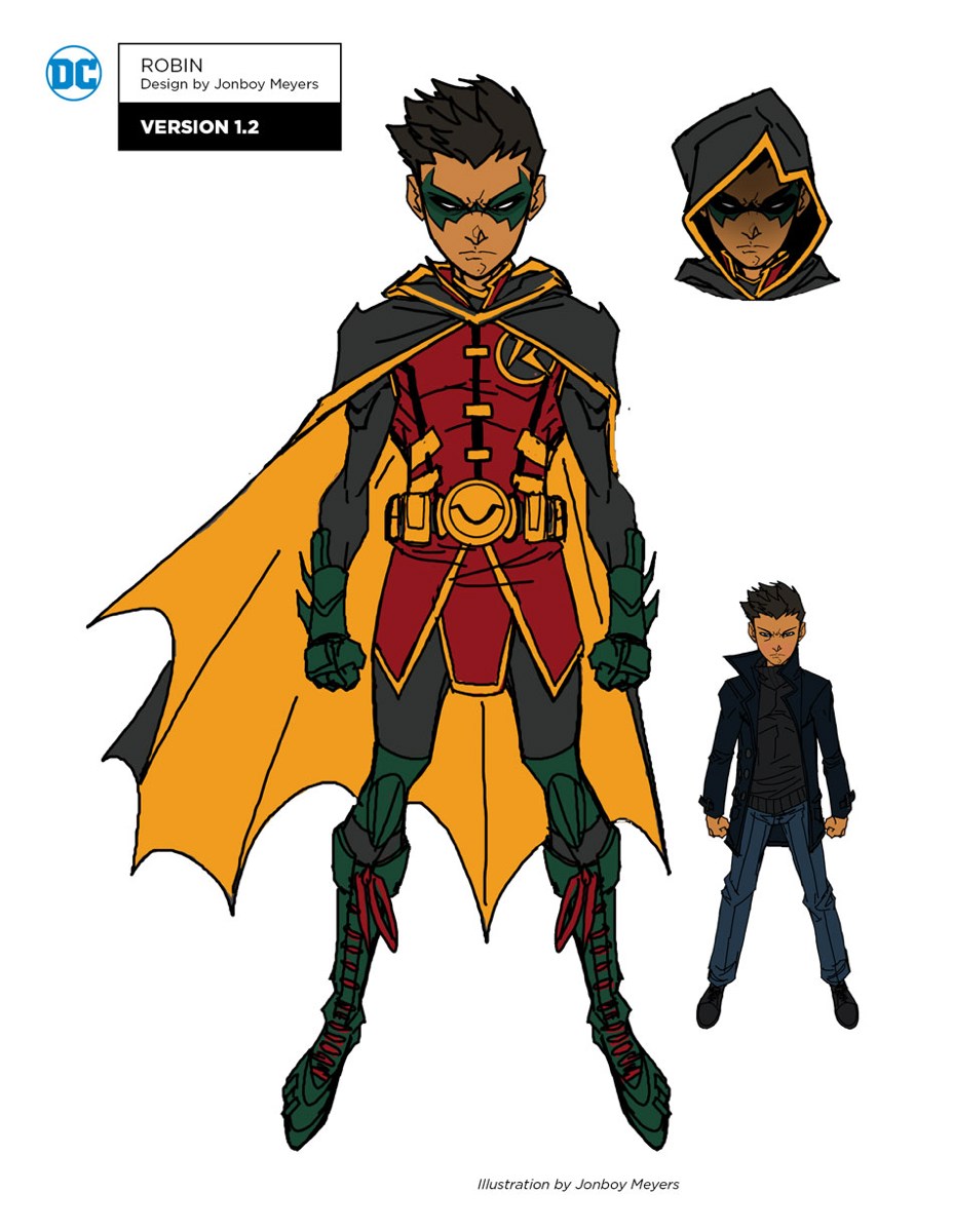 Damian Wayne as Robin in Super Sons and Teen Titans
