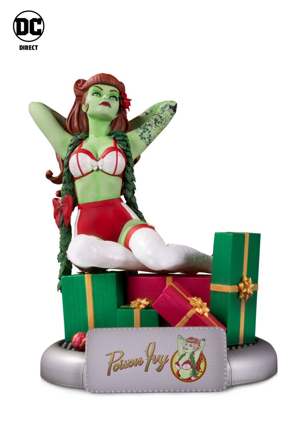 DC Bombshells Poison Ivy Holiday Variant Statue