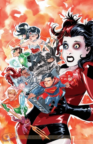 Justice League #39 by Dustin Nguyen & CV Painting