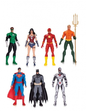 JUSTICE LEAGUE OF AMERICA ACTION FIGURE 7-PACK $125