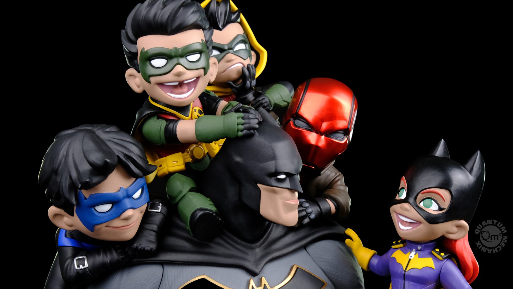 Quantum Mechanix Bat-Family Statue Revealed - The Batman Universe