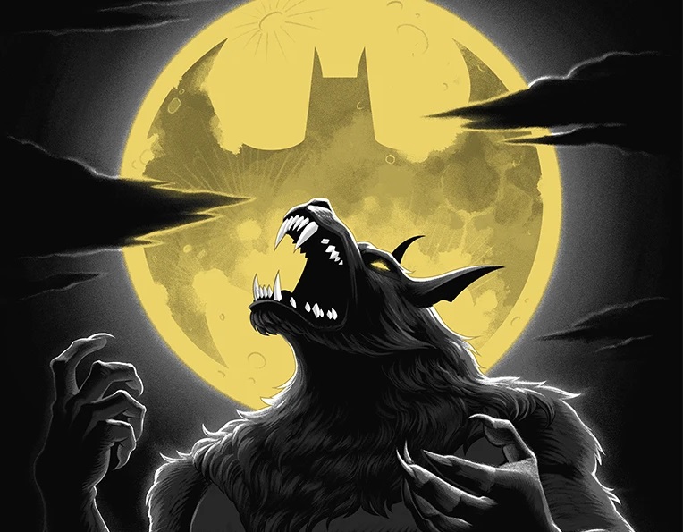 Batman: The Animated Series - newest Moon Of The Wolf Variant Screenprinted Poster