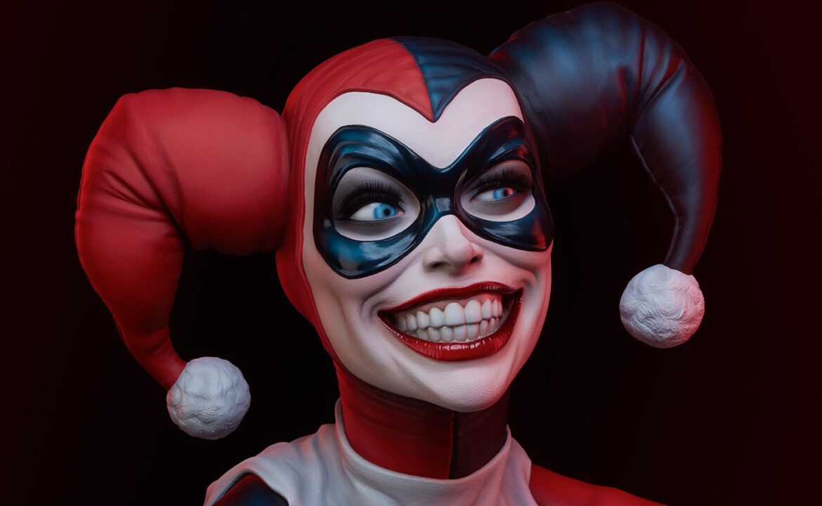 sideshow collectibles harley quinn life-size bust