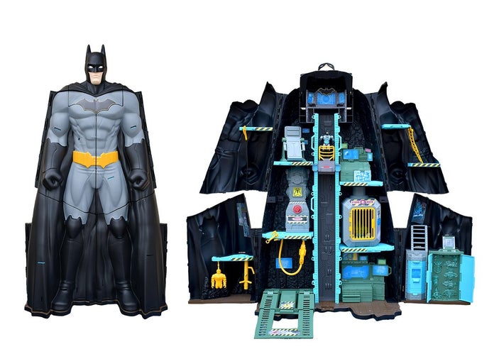 spin master transforming batcave