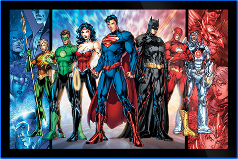 Brandlite Justice League of America LED Poster Sign