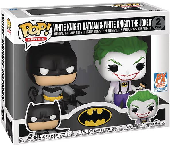 funko sdcc 2021 batman: white knight pop