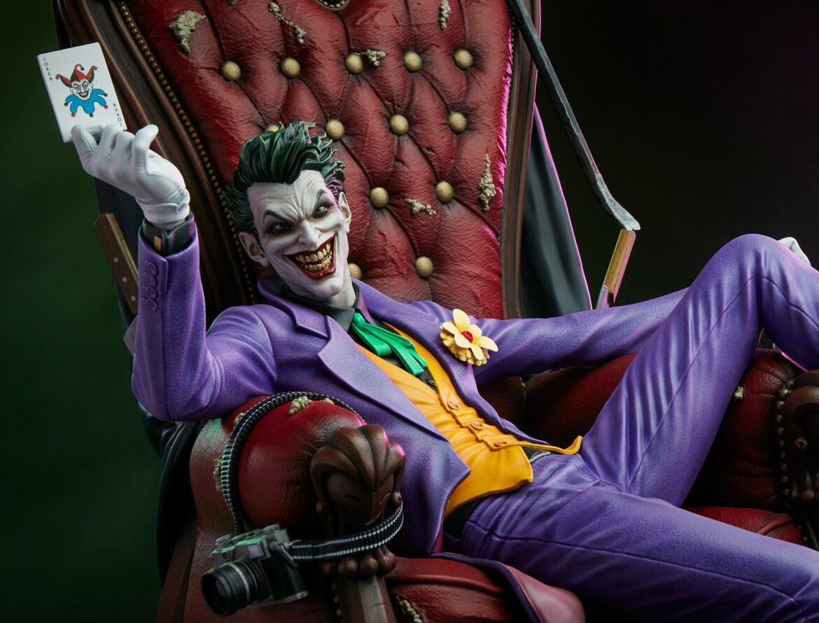 tweeterhead joker deluxe statue