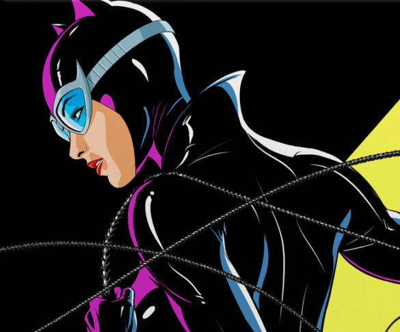 Preview: Sideshow Collectible Matt Haley Catwoman Print