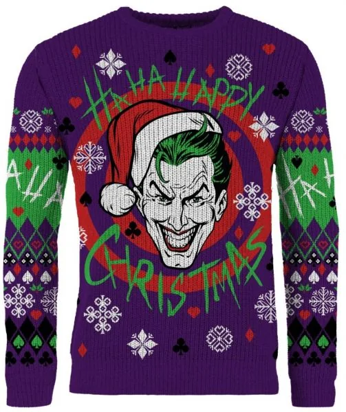 Merchoid Joker: Put On A Santa Hat Ugly Christmas Sweater/Jumper