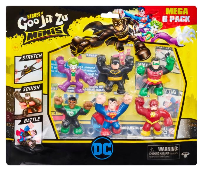 Heroes of Goo Jit Zu DC Minis Mega 6 Pack