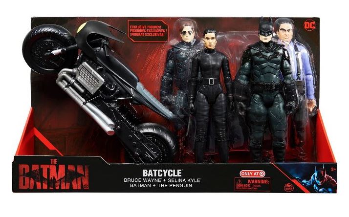 Spin Master The Batman 12" Figure Pack with Batcycle