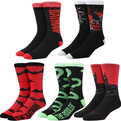 Bioworld The Batman Five-Pair Sock Set