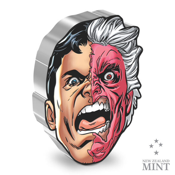 Preview: New Zealand Mint Faces of Gotham Two-Face Coin