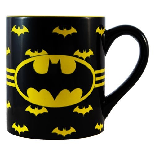 Silver Buffalo Batman Logo Wrap Ceramic Mug