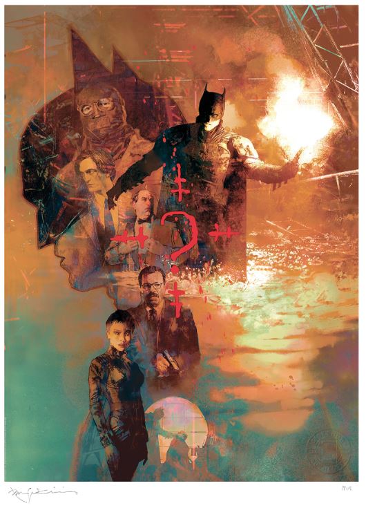Sideshow Collectibles Batman: Unmask the Truth by Bill Sienkiewicz Fine Art Print