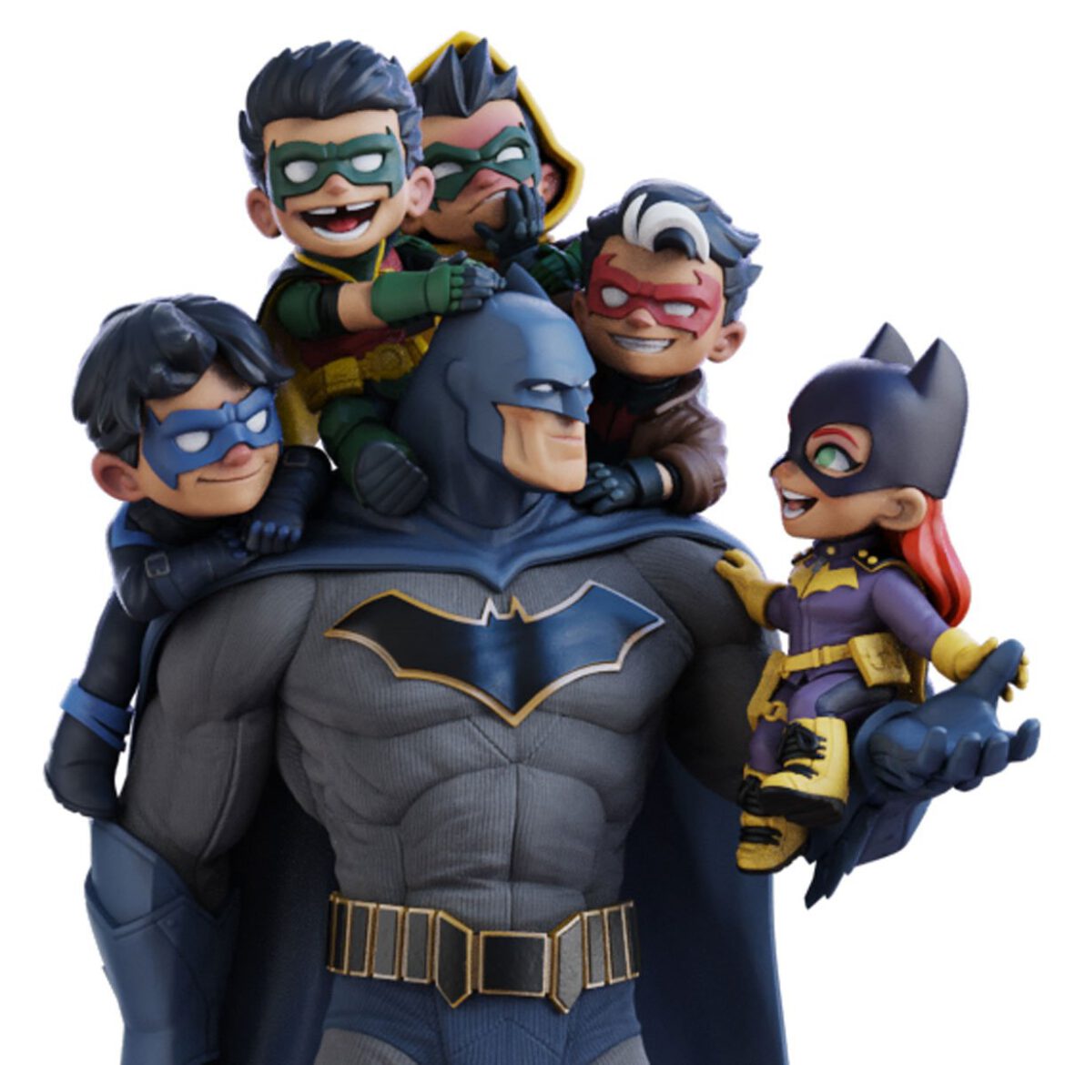 Quantum Mechanix Batman Family Classic Q-Master Statue