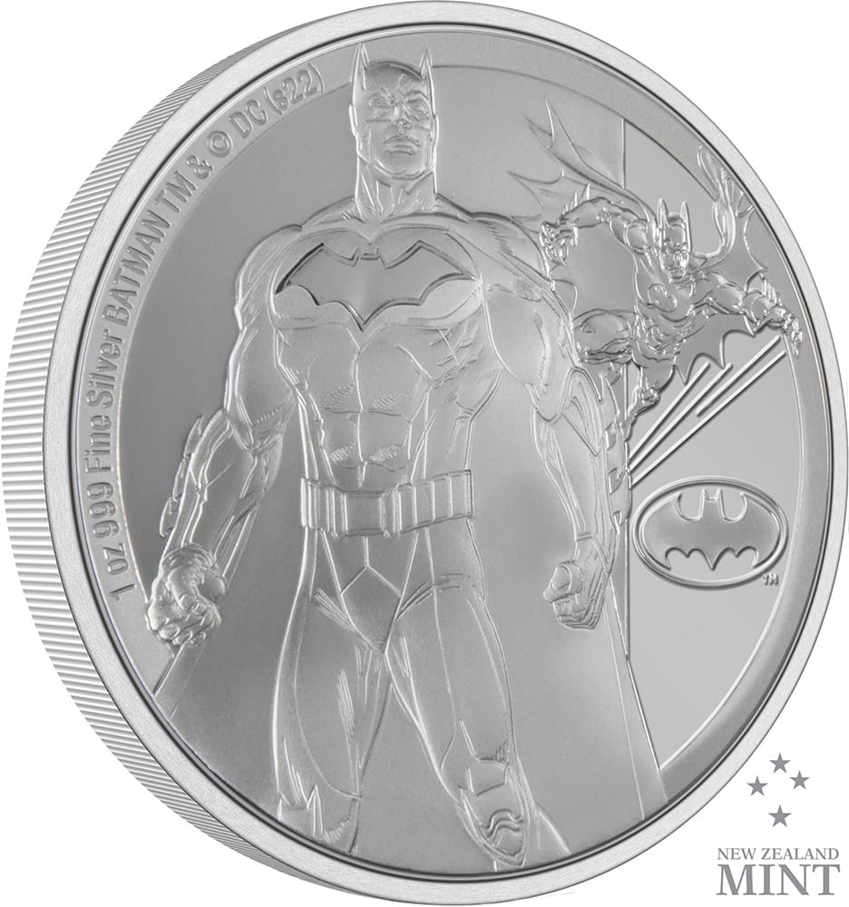 New Zealand Mint Classic Batman 1oz Silver Coin