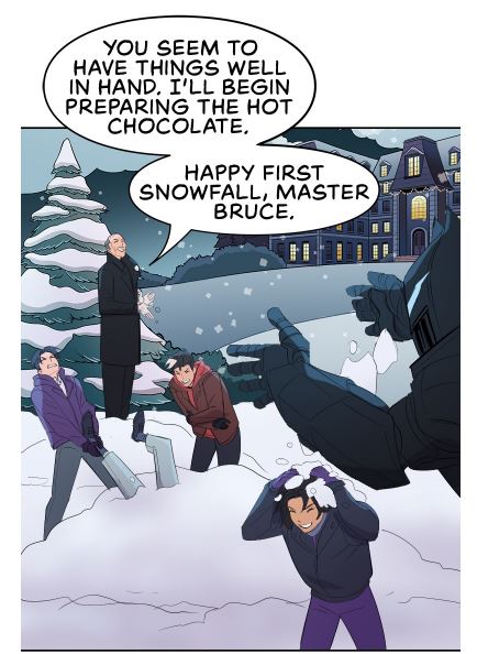 Bat-Family Snowball Fight