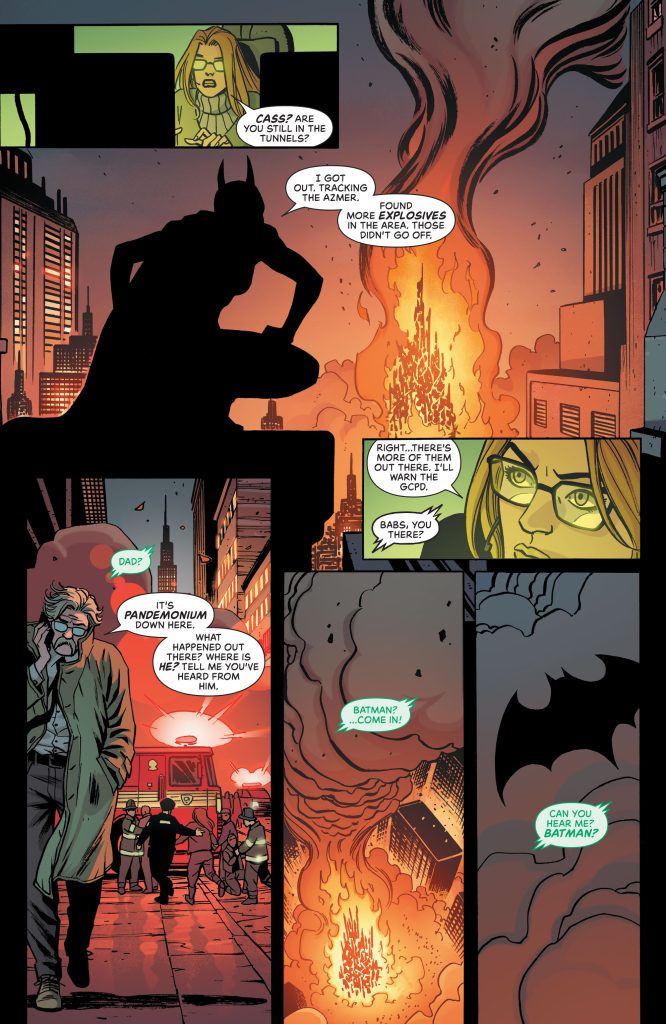 preview of detective 1073 shows the bat family coordinating to protect gotham