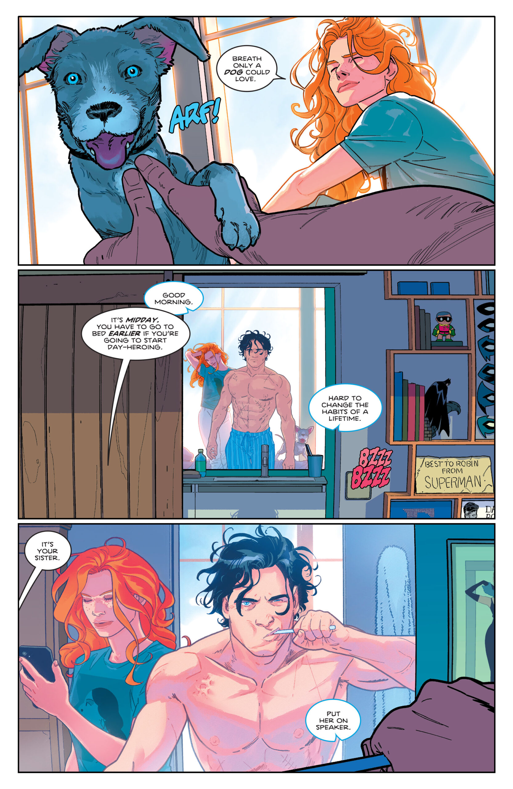 nightwing #105 preview with babs dick and haley