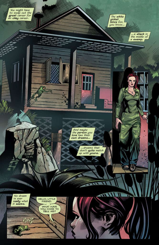 panel page with ivy standing alone