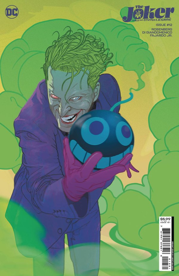 The Joker: The Man Who Stopped Laughing #12 Christian Ward variant cover