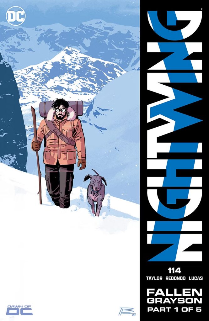 Nightwing #114 by Tom Taylor, Bruno Redondo, and Adriano Lucas. Courtesy of DC Comics. 