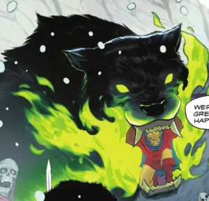 Fire Cat Demon Batman — Santa Clause: Silent Knight Returns #5