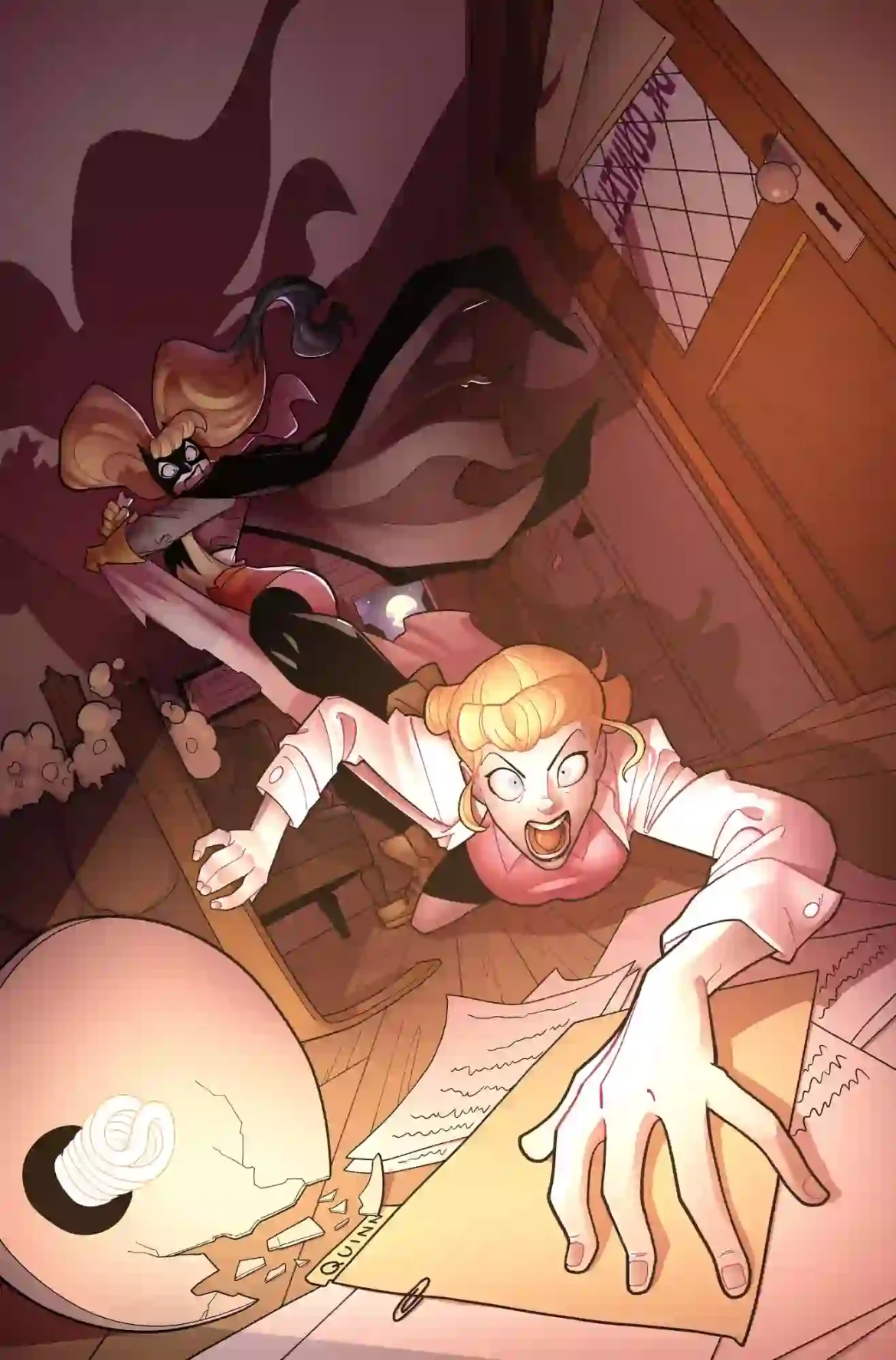 Harley Quinn #61 main cover by Brandt & Stein (DC Comics)