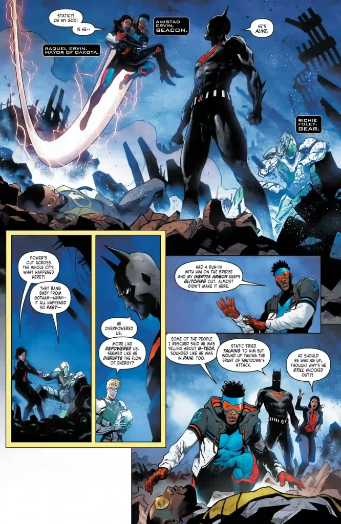 page from batman/static: beyond #3