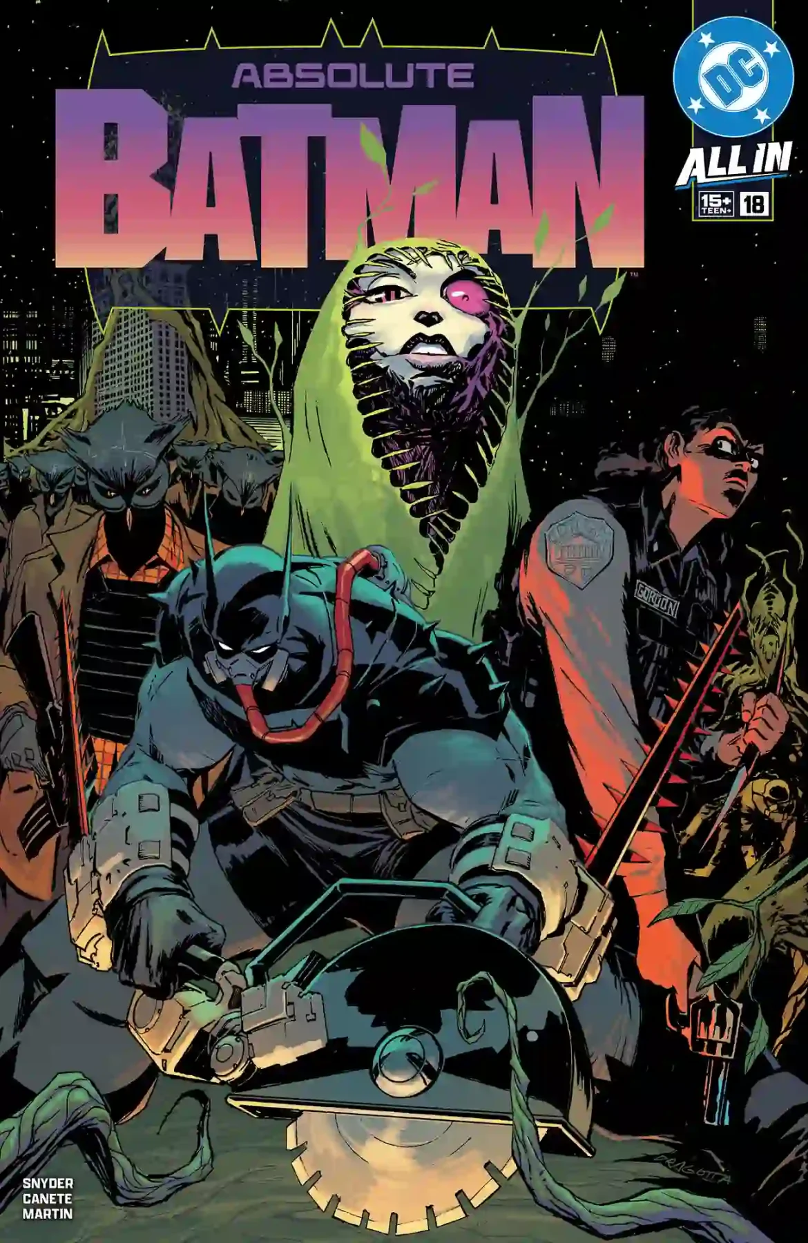 Absolute Batman #18 main cover by Nick Dragotta (DC Comics)