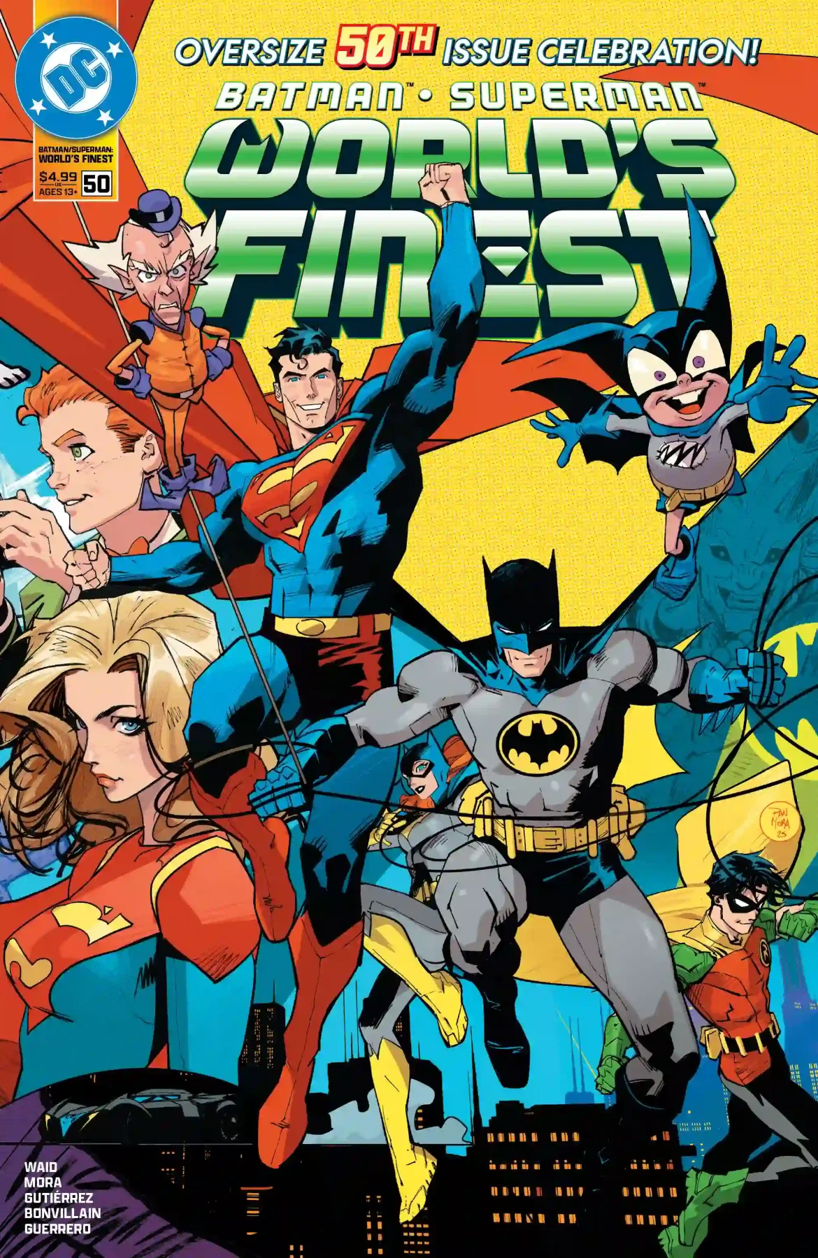 Batman/Superman: World's Finest #50 main cover by Dan Mora (DC Comics)