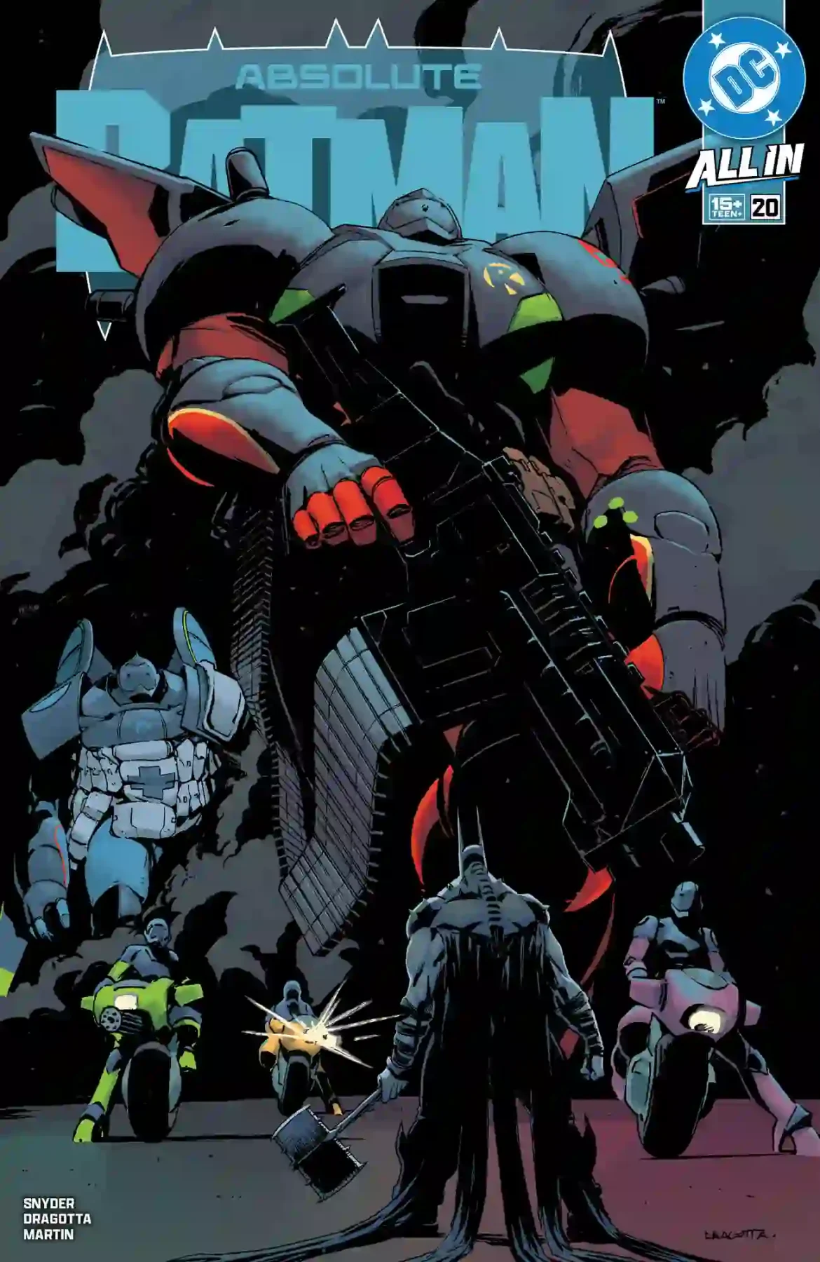 Absolute Batman #20 main cover by Nick Dragotta (DC Comics)