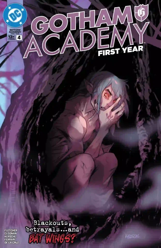 Gotham Academy: First Year #4 main cover by Karl Kerschl (DC Comics)