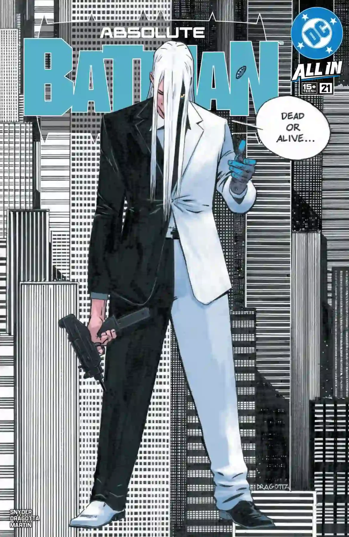 Absolute Batman #21 main cover by Nick Dragotta (DC Comics)