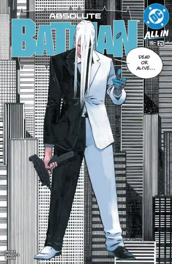 Absolute Batman #21 main cover by Nick Dragotta (DC Comics)