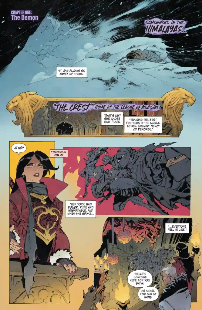 page from Absolute Cassandra Cain: The Shadow's Hand #1