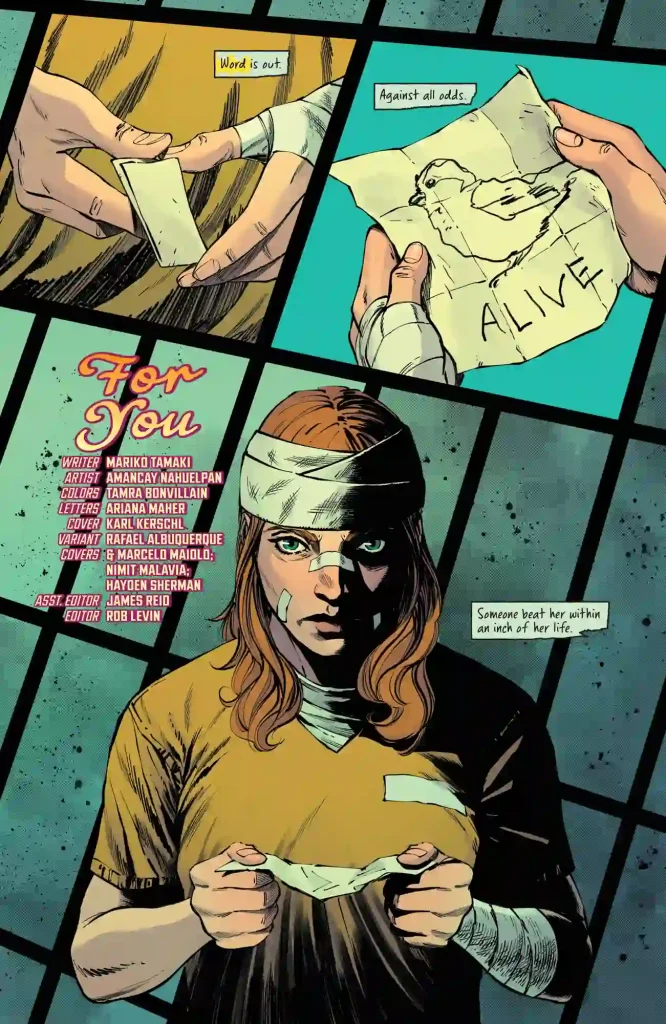 page from barbara gordon: breakout #5