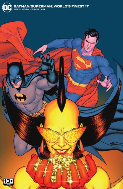 Card stock variant cover by Jamie McKelvie world's finest mckelvie variant