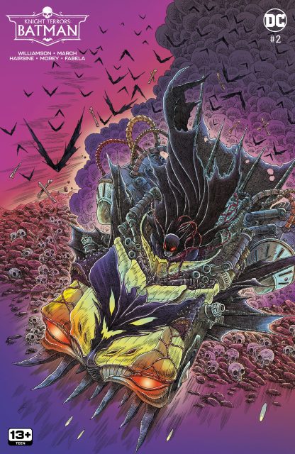 1:25 incentive card stock variant by James Stokoe knight terrors batman 2 stokoe variant