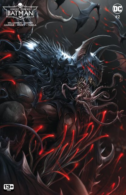 Card stock variant by Francesco Mattina mattina variant knight terrors batman 2