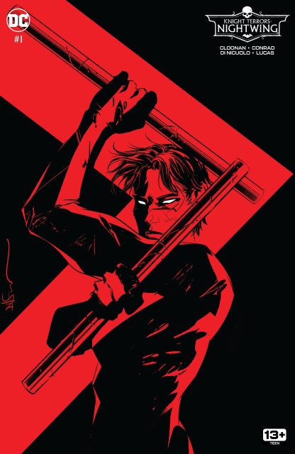 Midnight variant cover by Dustin Nguyen knight terrors nightwing 1 nguyen variant