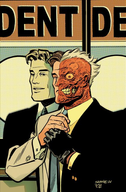 Two-Face #1 variant cover by Chris Samnee