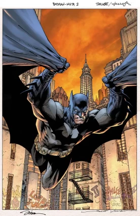 Batman #158 main cover by Jim Lee (DC Comics) Batman #158 main cover