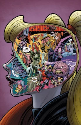 Harley Quinn #51 main cover by Elizabeth Torque (DC Comics) Harley Quinn #51 main cover